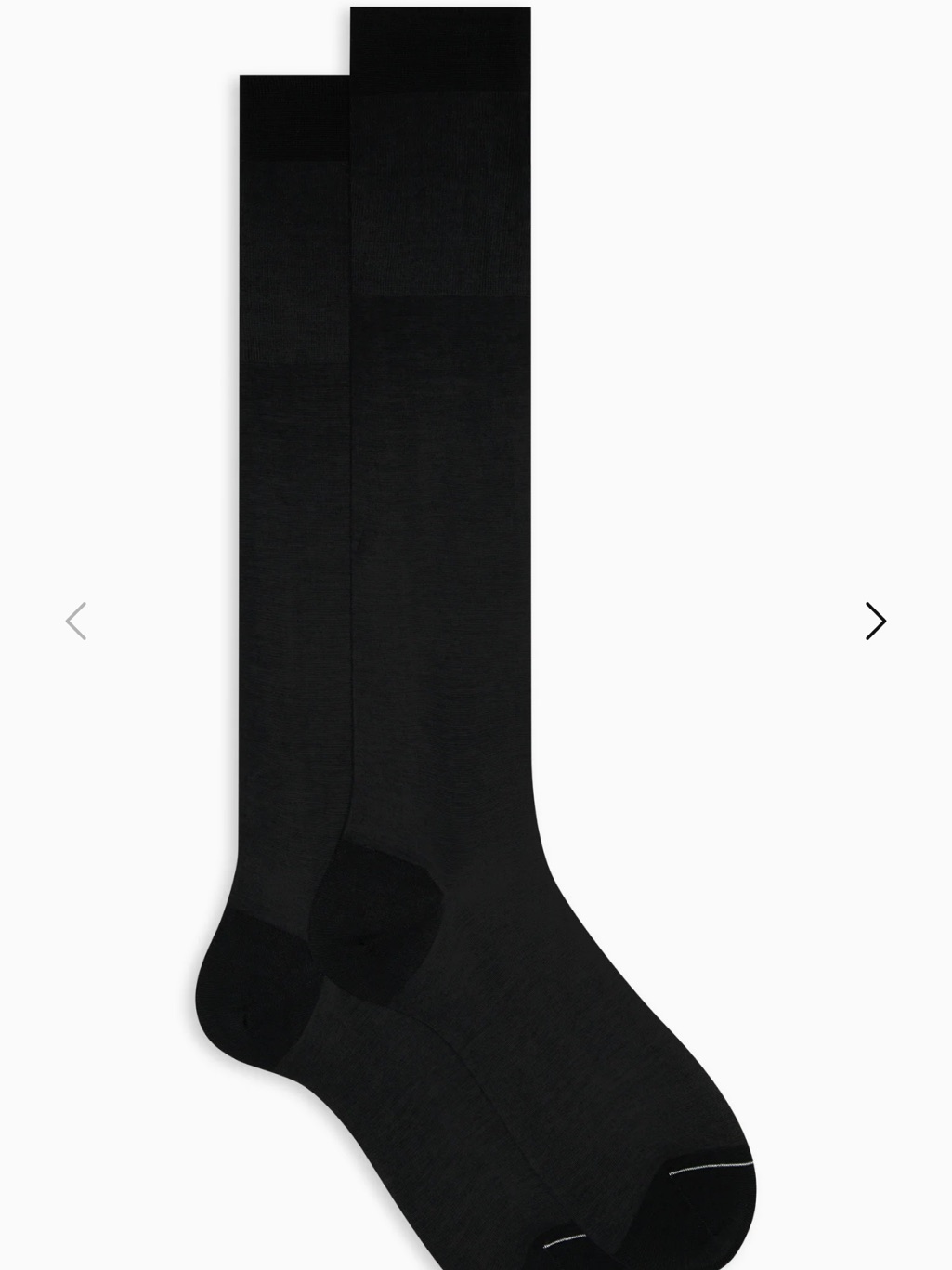 Men's Gallo Charcoal Cotton Long Socks Size 11